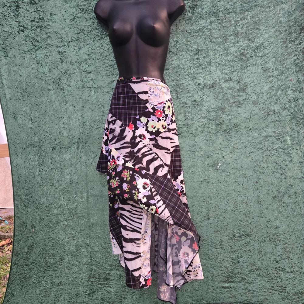 ASOS‎ Desing  Multicolor Asymmetrical Skirt